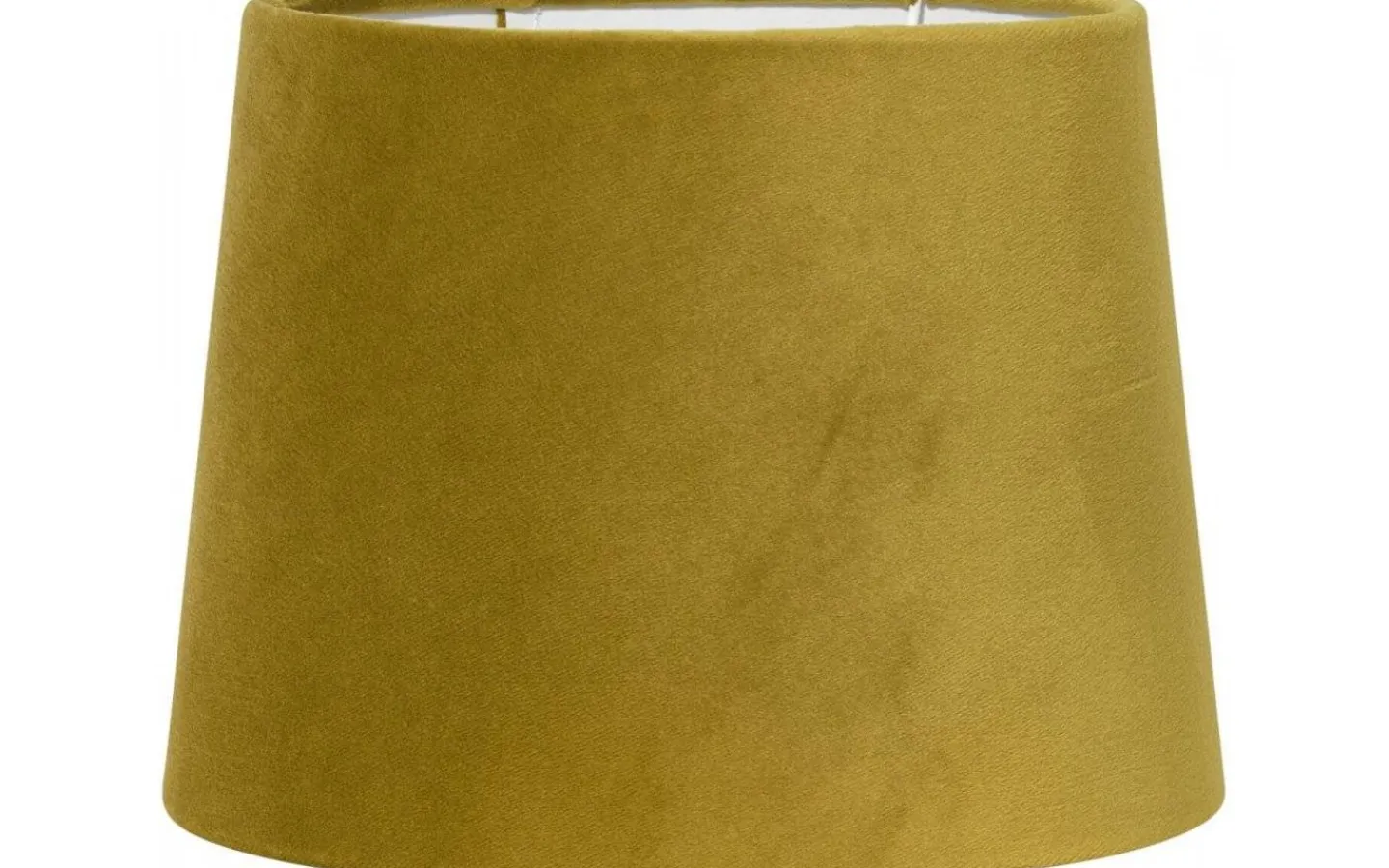 PR Home Sofia Lampskärm Sammet Ø20cm Senap* Enfärgade Runda Lampskärmar