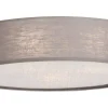 Soft Plafond Ø60cm Grå Linne