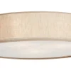 Plafonder<Belid Soft Plafond Ø60cm Natur Linne
