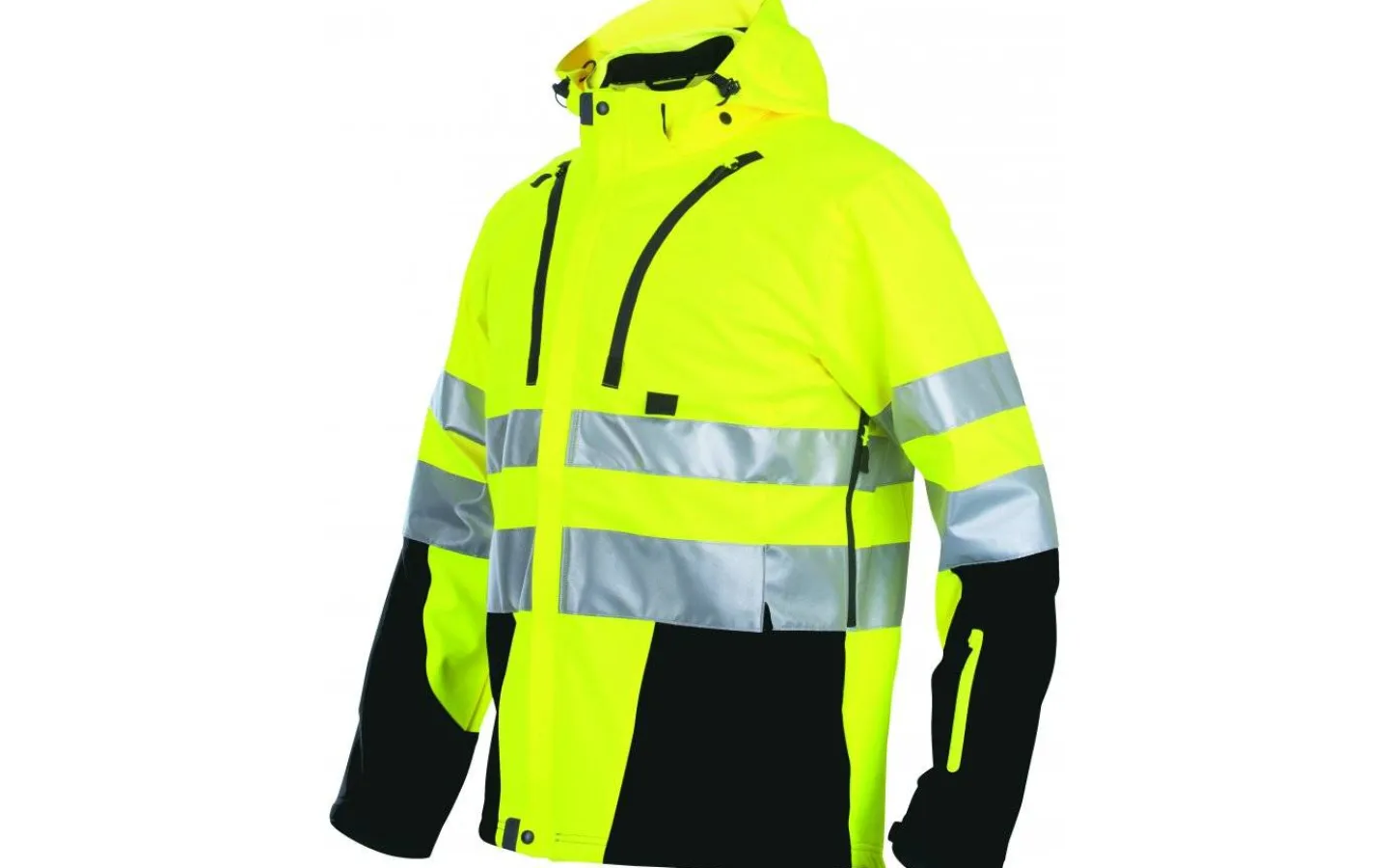 Verktyg Och Arbetskläder<Malmbergs Softshelljacka, Varsel, Klass 3, Gul/svart, XXL