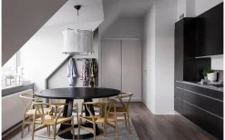 Softy Taklampa Ø60cm Matt Svart/Vit