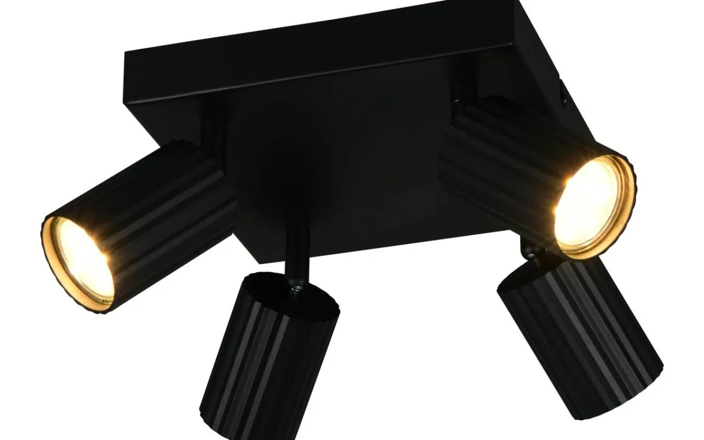 Trio Lighting Soka Spotlight 4-delad GU10 mattsvart* Takspot Med Minst 4 Lampor