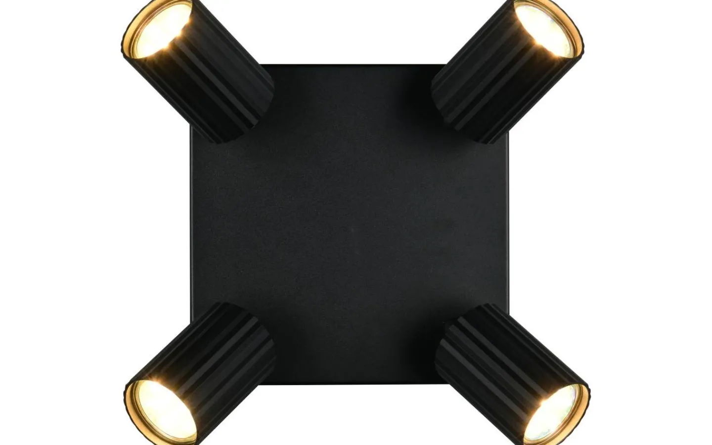 Trio Lighting Soka Spotlight 4-delad GU10 mattsvart* Takspot Med Minst 4 Lampor