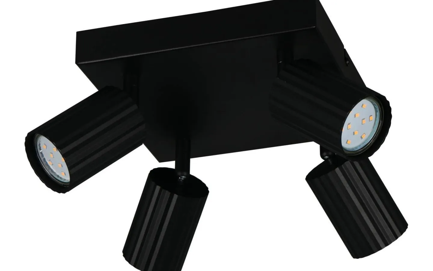 Trio Lighting Soka Spotlight 4-delad GU10 mattsvart* Takspot Med Minst 4 Lampor