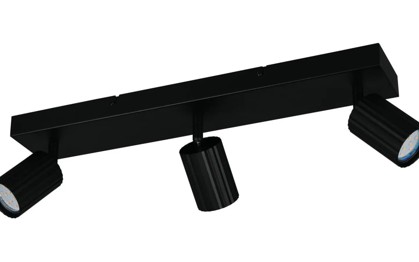 Trio Lighting Soka Spotlight 3-delad GU10 mattsvart* Avlånga Takspotlights|Takspot Med 3 Lampor