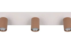 Avlånga Takspotlights|Takspot Med 3 Lampor<Trio Lighting Soka Spotlight 3-delat GU10 kaffe/varmgrå