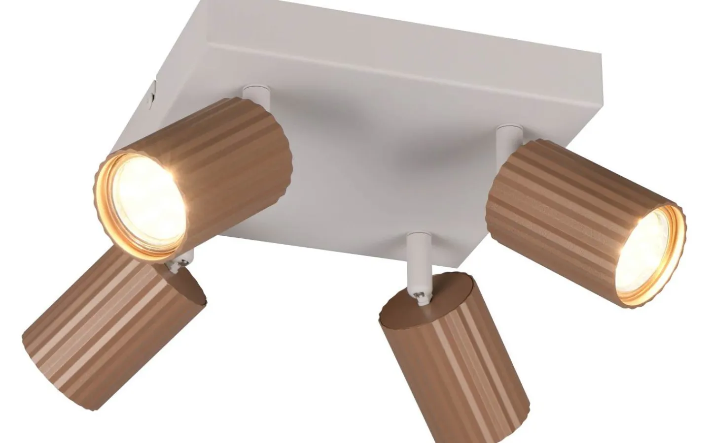 Takspot Med Minst 4 Lampor<Trio Lighting Soka Spotlight 4-delat GU10 kaffe/varmgrå