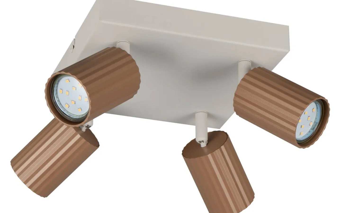 Takspot Med Minst 4 Lampor<Trio Lighting Soka Spotlight 4-delat GU10 kaffe/varmgrå