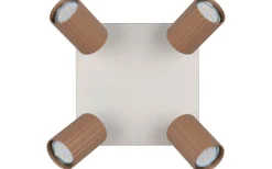 Takspot Med Minst 4 Lampor<Trio Lighting Soka Spotlight 4-delat GU10 kaffe/varmgrå