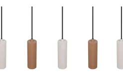 Avlånga Taklampor<Trio Lighting Soka Takpendel 5-delad GU10 kaffe/varmgrå