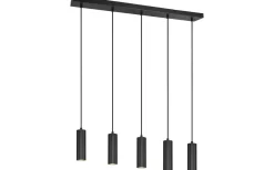 Soka Takpendel 5-delad GU10 mattsvart