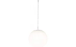 Solcellsdekoration Globy med kedja 30cm Vit