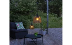 Solcellsdekoration Sunlight Hängandes 25cm Svart