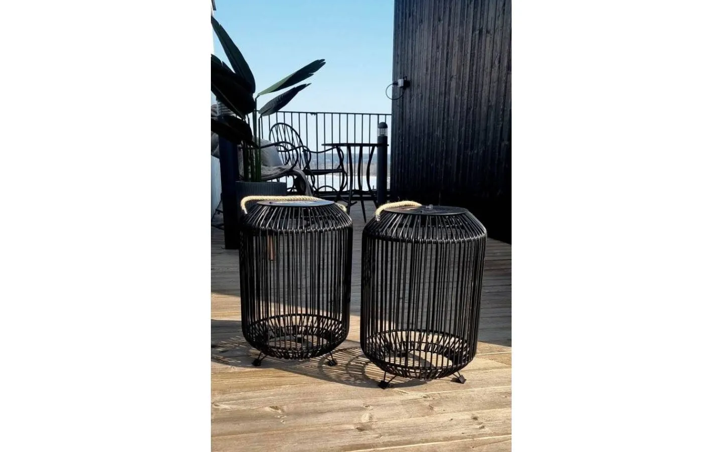 Solcellslampor Dekoration|Visa Alla Solcellslampor<Star Trading Solcellsdekoration Sunlight 48cm Svart