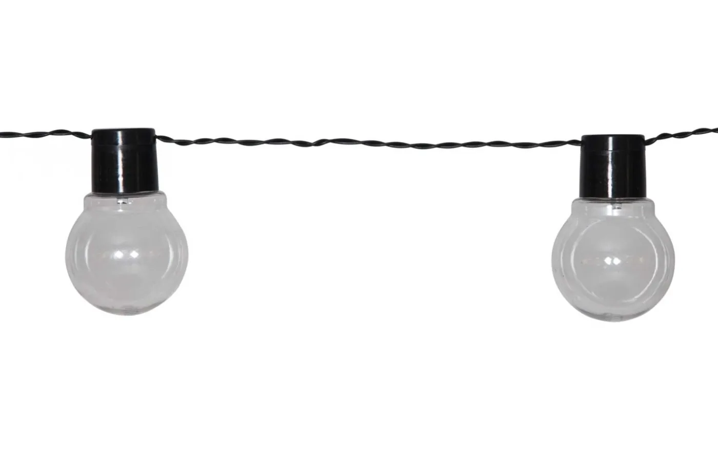 Solcells-ljusslinga Partaj Solar Varmvit 10L 1,9m