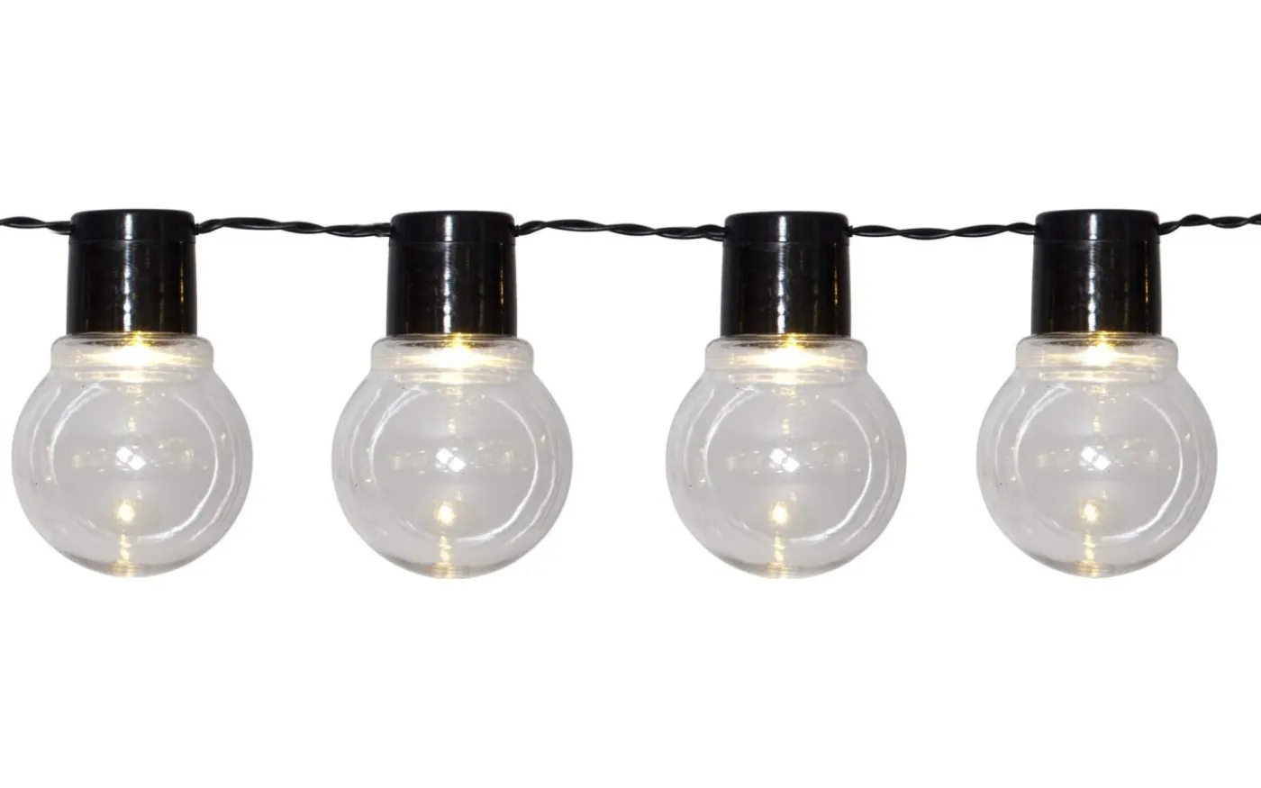 Solcells-ljusslinga Partaj Solar Varmvit 10L 1,9m