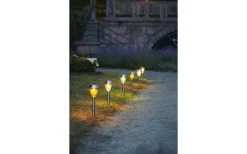 Star Trading Solcells-pollare Ibiza 12-Pack Varmvit 30cm* Solcellslampor Stig & Mark|Visa Alla Solcellslampor