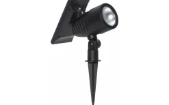 Solcells-spotlight Powerspot 50lm Varmvit Svart