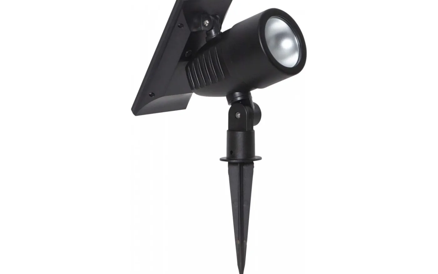 Solcells-spotlight Powerspot 50lm Varmvit Svart