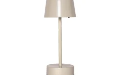 Solei Uppladdningsbar Bordslampa Beige 27cm IP44