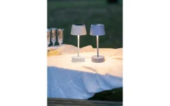 Solei Uppladdningsbar Bordslampa Beige 27cm IP44