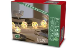 Batteri Julpynt Inomhus|Batterislingor Inomhus<Konstsmide Solskimmer Batteridriven Slinga 1,35m 10st Diamantbollar