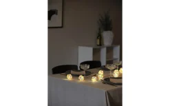 Batteri Julpynt Inomhus|Batterislingor Inomhus<Konstsmide Solskimmer Batteridriven Slinga 1,35m 10st Diamantbollar