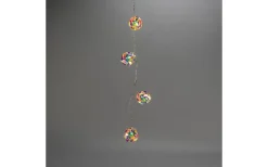 Batteri Julpynt Inomhus|Batterislingor Inomhus<Konstsmide Solskimmer Batteridriven Slinga 1,35m 10st Diamantbollar