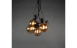 Solstråle Partyslinga Extraset 9,15m 10L Brun/Amber utbytbar LED IP44