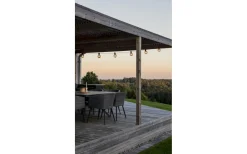 Partyslingor Utomhus 230V|Partyslingor Utomhus 230V<Konstsmide Sommarbris Partyslinga 4,5m 10L Brun/Amber utbytbar LED IP44