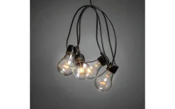 Partyslingor Utomhus 230V|Partyslingor Utomhus 230V<Konstsmide Sommarhimmel Partyslinga 4,5m 10L Amber LED IP44