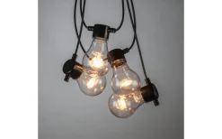 Partyslingor Utomhus 230V|Partyslingor Utomhus 230V<Konstsmide Sommarhimmel Partyslinga 4,5m 10L Amber LED IP44