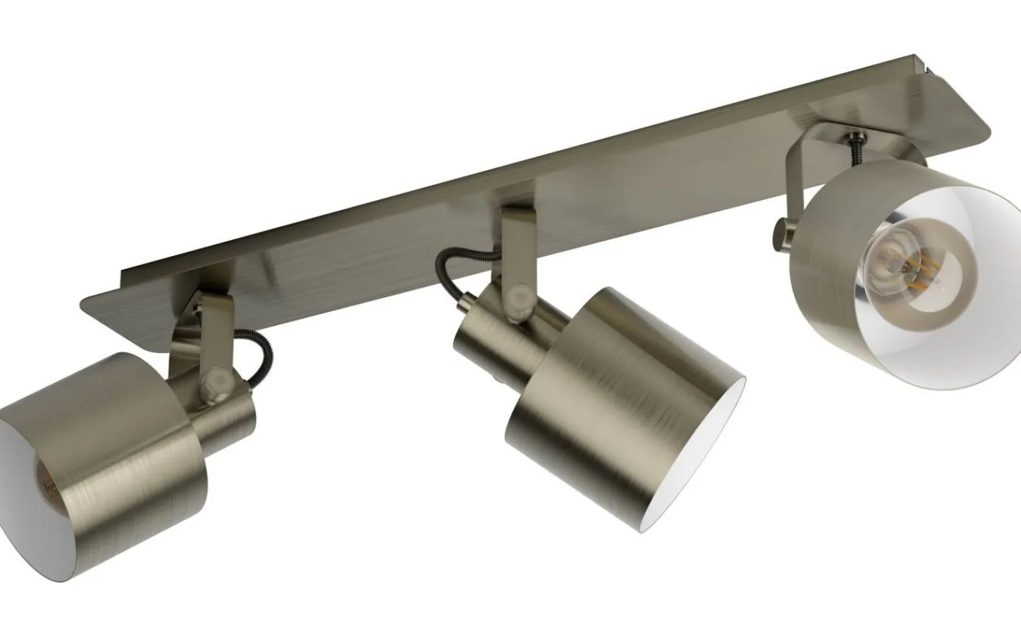 Eglo Southery Takspotlight 70cm Borstad Krämguld* Avlånga Takspotlights|Takspot Med 3 Lampor