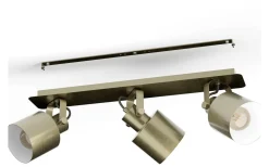 Eglo Southery Takspotlight 70cm Borstad Krämguld* Avlånga Takspotlights|Takspot Med 3 Lampor