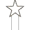 Konstsmide Sparv Stjärna på Markspett 65cm Amber IP44* Julpynt Utomhus