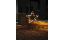 Konstsmide Sparv Stjärna på Markspett 65cm Amber IP44* Julpynt Utomhus