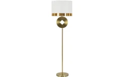 Mauro Ferretti Spazio Golvlampa Mynt 151cm Vit/Guld* Golvlampor