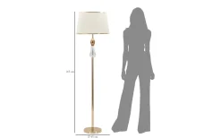Golvlampor<Mauro Ferretti Spectrum Golvlampa 165cm Guld