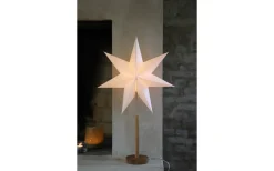 Speranza Julstjärna på Fot 68cm Brun/Vit