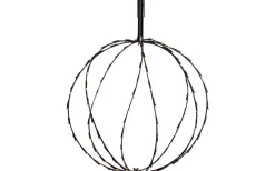 Utomhusdekorationer<Star Trading Sphere Batteridriven Utomhusdekoration 64cm Svart