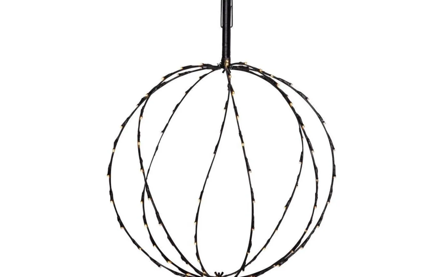 Utomhusdekorationer<Star Trading Sphere Batteridriven Utomhusdekoration 64cm Svart