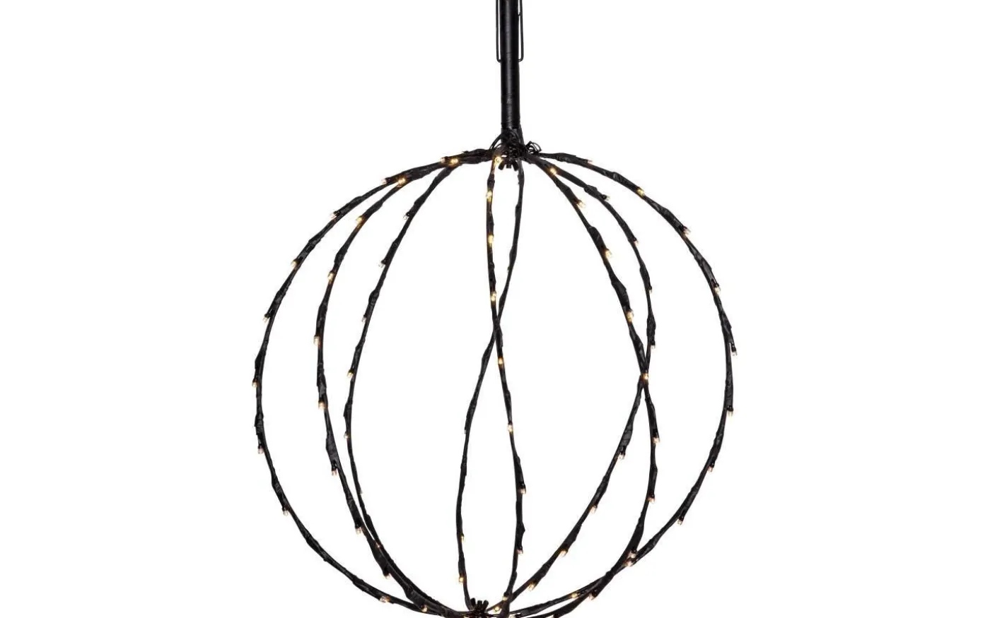 Sphere Batteridriven Utomhusdekoration 54cm Svart