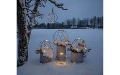 Sphere Batteridriven Utomhusdekoration 54cm Svart