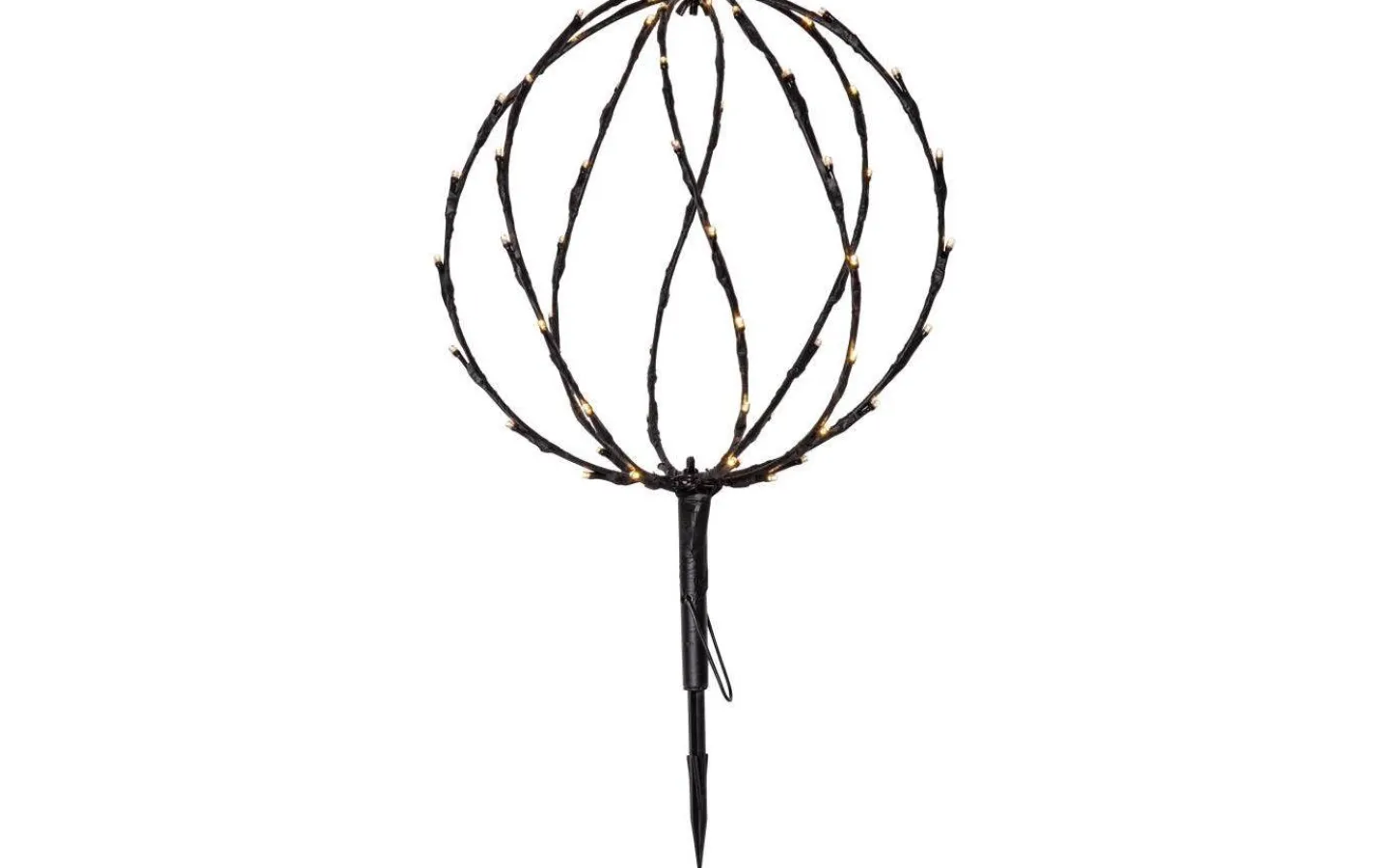 Star Trading Sphere Batteridriven Utomhusdekoration 44cm Svart* Utomhusdekorationer