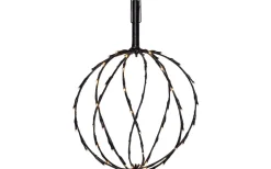 Star Trading Sphere Batteridriven Utomhusdekoration 44cm Svart* Utomhusdekorationer