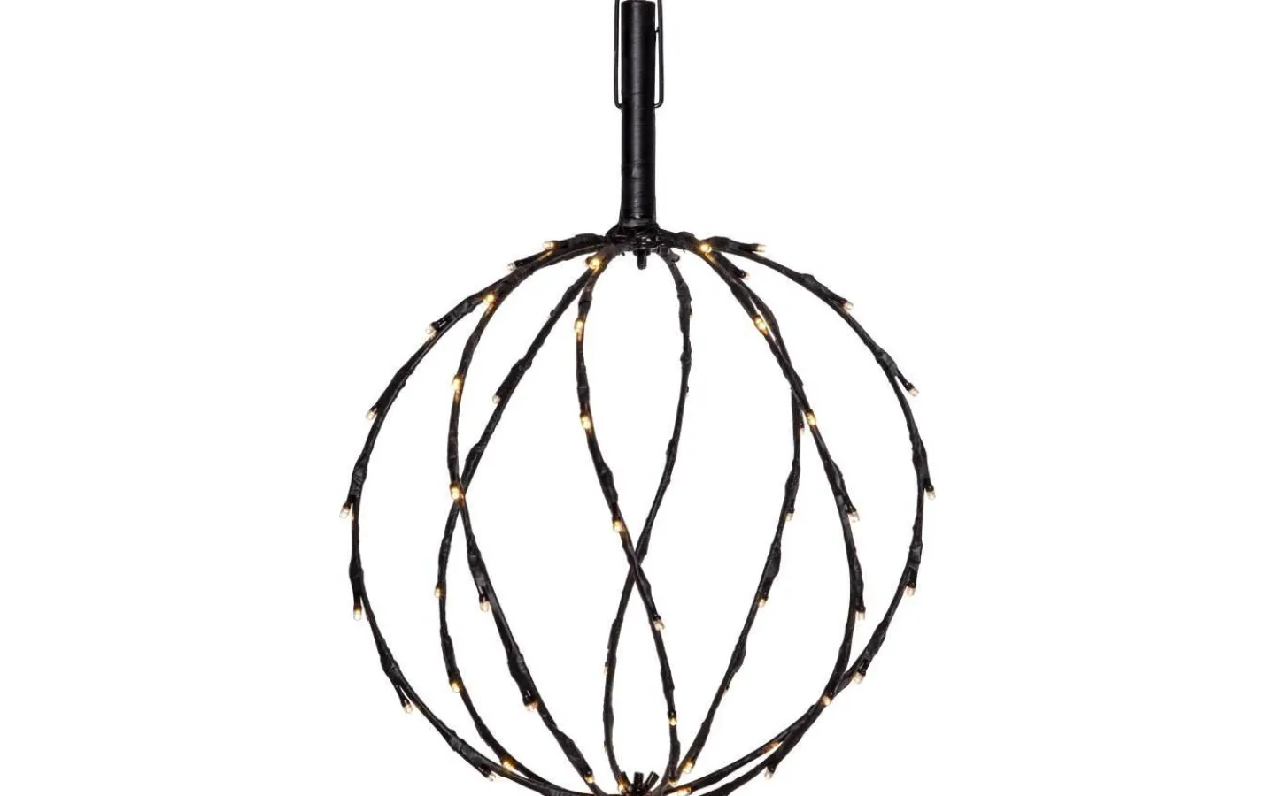 Star Trading Sphere Batteridriven Utomhusdekoration 44cm Svart* Utomhusdekorationer