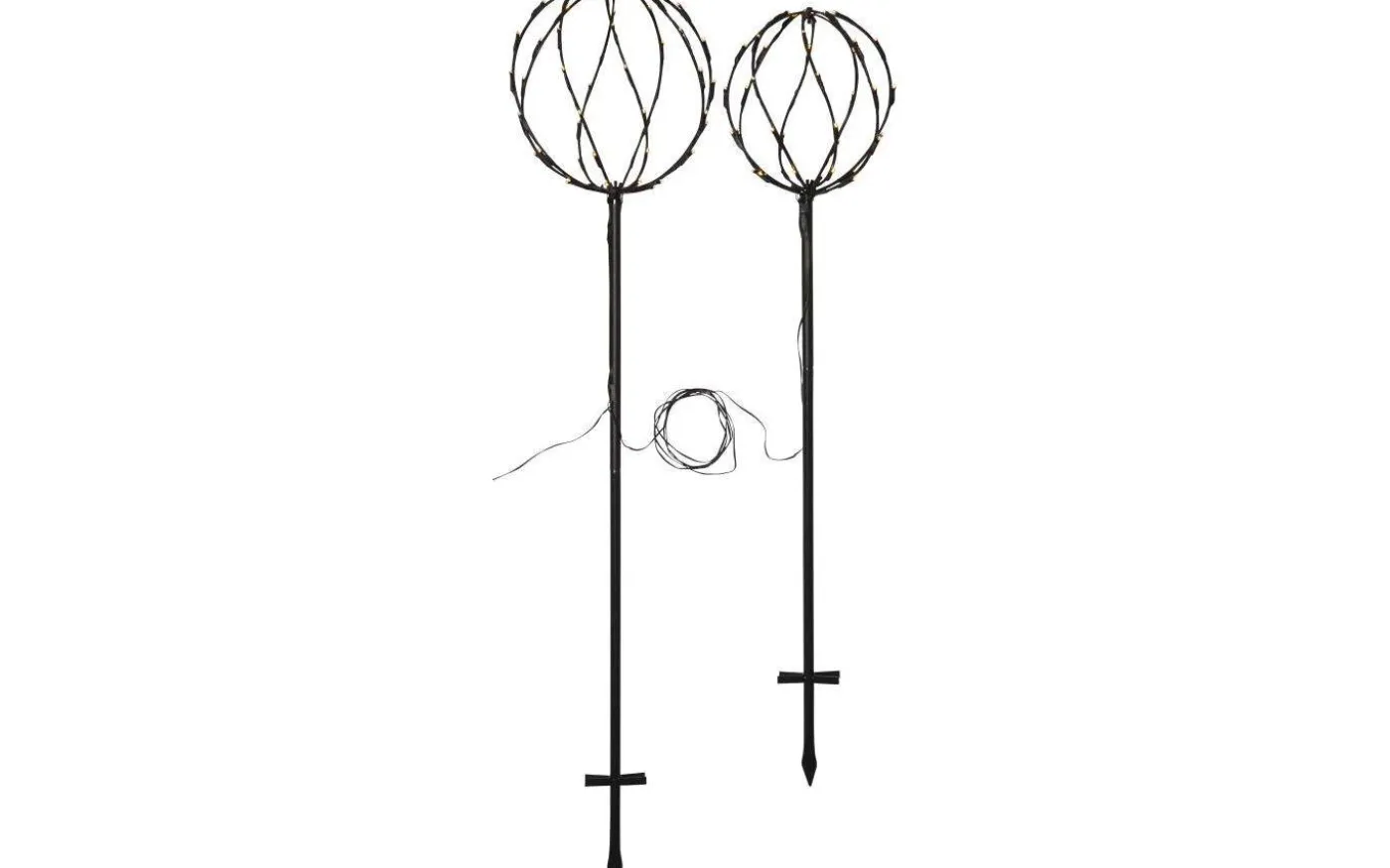 Sphere Utomhusdekoration 2-Pack Svart IP44
