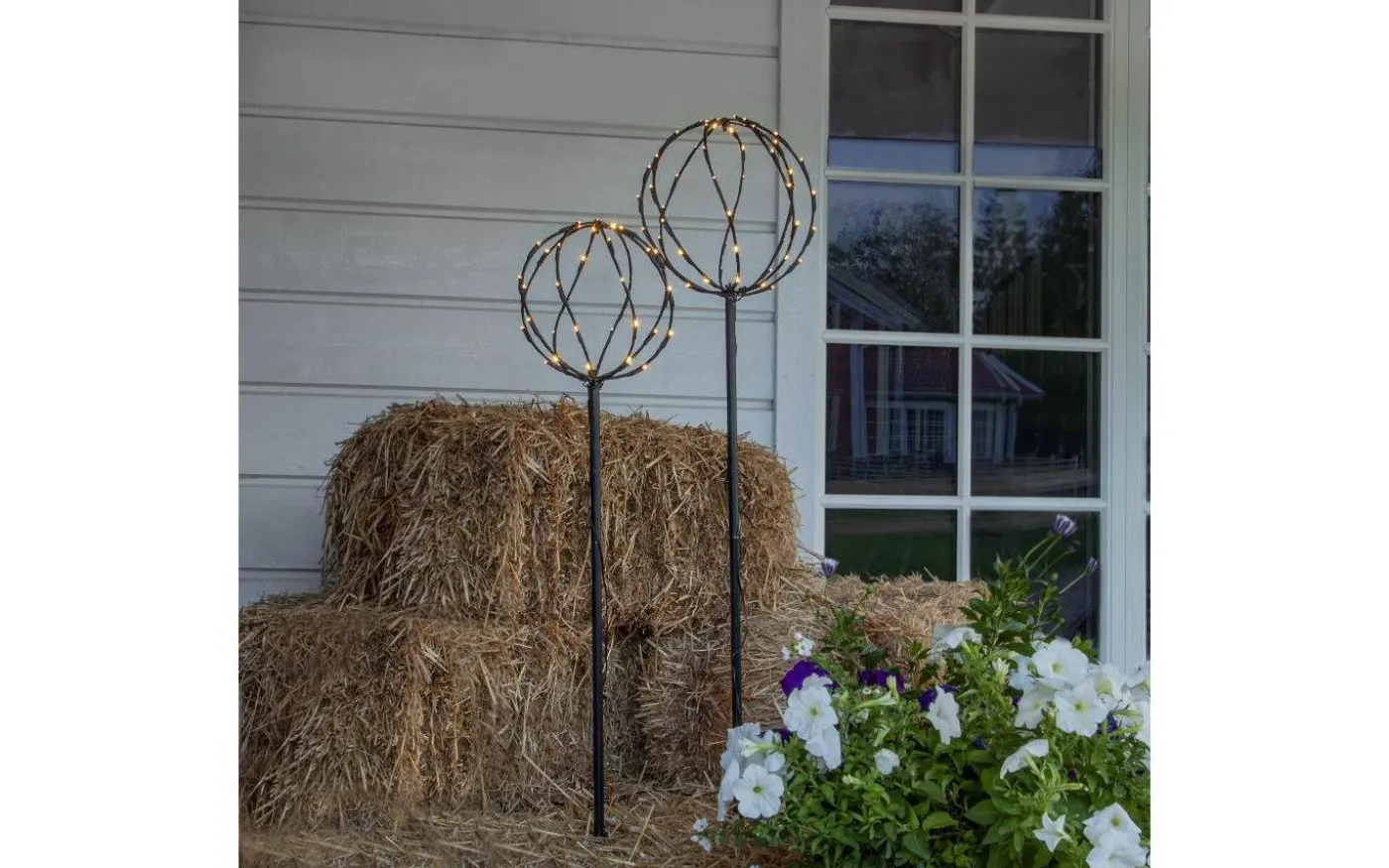 Sphere Utomhusdekoration 2-Pack Svart IP44