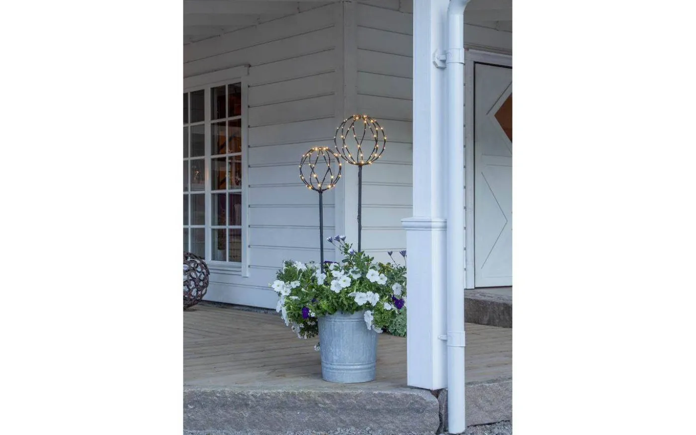 Sphere Utomhusdekoration 2-Pack Svart IP44