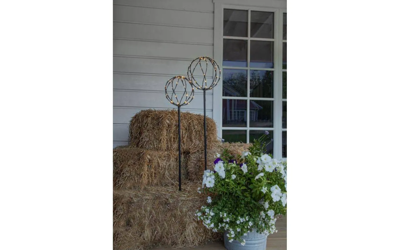 Sphere Utomhusdekoration 2-Pack Svart IP44